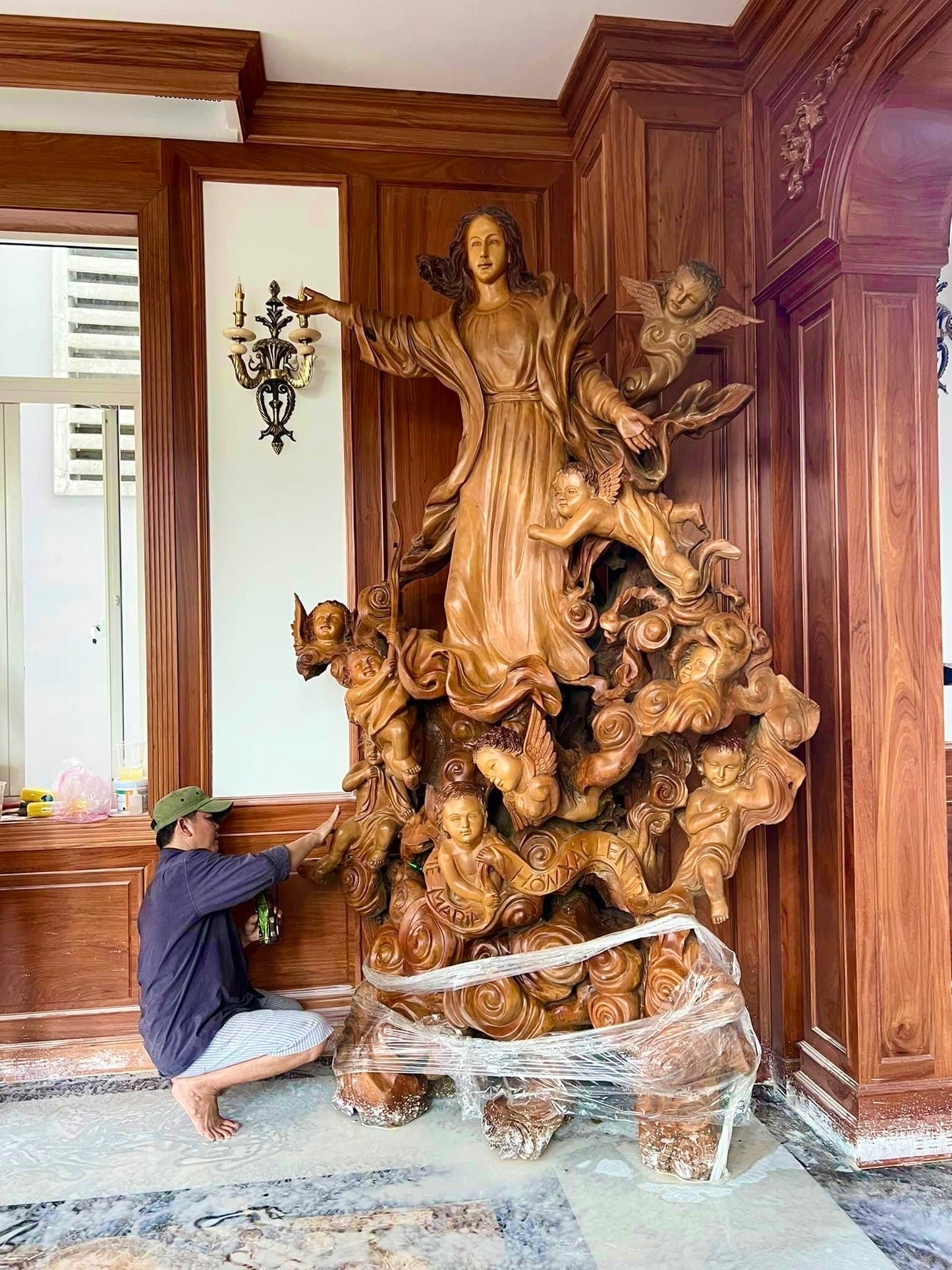 RY01 - NATURAL WOOD OUR LADY SPECIAL 290CM