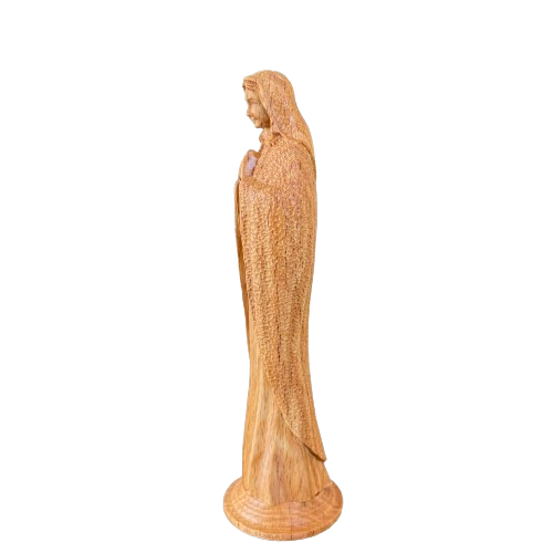 MN06 - Our Lady of Lourdes Statue Christian Gifts Religious Catholic Statue Wooden Religious Gifts Housewarming Gift New Home Gift Catholic Gifts