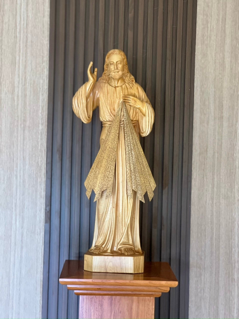 RY05 - Blessing Sacred Heart of Jesus Christ Catholic Statue Catholic Sculpture Handmade Home Decor Christian Artwork Religious Art Christian Gifts