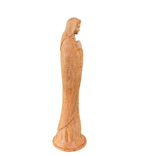 MN06 - Our Lady of Lourdes Statue Christian Gifts Religious Catholic Statue Wooden Religious Gifts Housewarming Gift New Home Gift Catholic Gifts