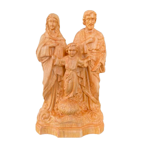 MN05 - Holy Family Jesus - Virgin Mary - St Joseph Christian Sculpture Christian Art Home Decor and Gifts Religious Icons of Saint Prayer Altar