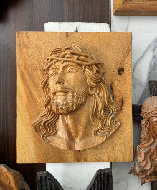 JS03 - Bust statue of Jesus Christ Unique Wall Art Christ Sacred Art Spiritual Decoration Jesus Christ Bust Religious