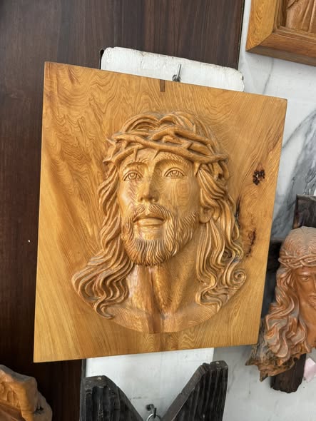 JS03 - Bust statue of Jesus Christ Unique Wall Art Christ Sacred Art Spiritual Decoration Jesus Christ Bust Religious